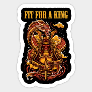 FIT FOR A KING MERCH VTG Sticker